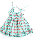 Girls Clothes Dress Tie Twirl Dress Cameron Watermelon