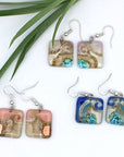 Fused Glass Earrings