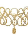 Karine Sultan Pave Infinity Links Bracelet