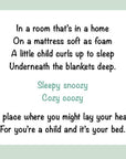Sleepy Snoozy Cozy Coozy