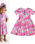 Bamboo Kids Girl Toddler Clothing Tutu Dress Delilah