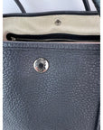 HERMÈS Negonda Garden Party MM 36 Black Leather Tote