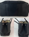 HERMÈS Negonda Garden Party MM 36 Black Leather Tote