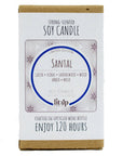 Lit Up Candle Santal