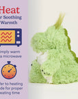 Warmies Junior Green Dinosaur