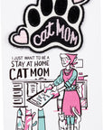 Stay At Home Cat Mom Patch