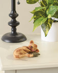Sleeping Cat Critter Felt Ornament