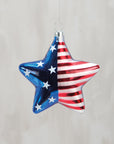 Patriotic American Flag Star Ornament