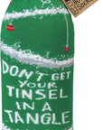 Don't Get Your Tinsel in a Tangle Christmas Wine Bottle Sock