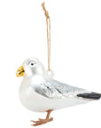Glass Seagull Ornament