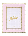 Lilly Pulitzer Pink with Gold Bamboo Picture Frame