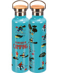 I'd Rather Be Camping Water Bottle