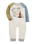 Mud Pie Baby Boy Dino Camp Snap One Piece