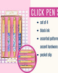 Lilly Pulitzer Assorted Ink Pen Set