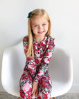 Bamboo Pajama Kids Clothing Sleepies Toddler 2PC Ruffle Set McKenna