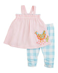 Mud Pie Chicken Tunic & Capri Set