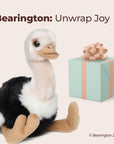 Bearington Baby Ollie Ostrich Stuffed Animal