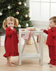Mud Pie Flannel Christmas Pajama Set
