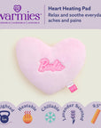 Warmies x Barbie Heart Plush Heating Pad
