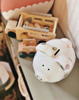 Pastel Polka Dot Piggy Bank
