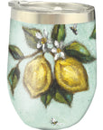 Lemons Wine Tumbler