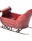 Vintage Decorative Red Christmas Sleigh