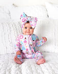 Natalie Nutcracker Ruffle Zip Bamboo Christmas Baby