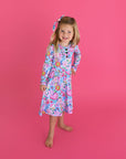 Pippa Floral Tutu Dress Bambo Valentines Day Outfit