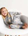 French Terry Bamboo Two Piece Hoodie Set Elodie Floral