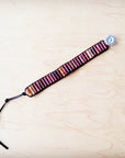 **Woven Picasso Stacked Stone Beaded Bracelet 810n