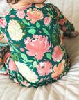 Jolie Floral Ruffle Zip One Piece