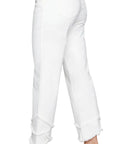 Carré Noir White Tulip Hem Jeans 7845