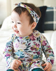 Gigi and Max Annie Floral Snap Tutu Dress