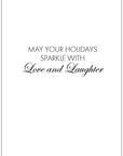 s.e. hagarman Swanky Snowflake Holiday Greeting Card