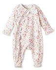 Bunny Blooms Soft Bamboo Zipper Romper for Easter