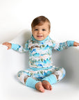 French Terry Bamboo Two Piece Hoodie Set Everest Mountain