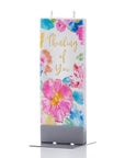 Flatyz Thinking of You Floral Print Candle