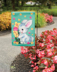 Vintage Easter Garden Flag