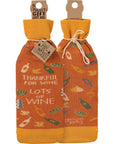 Thankful For Wine Lots Of Wine Bottle Sock