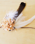 Boho Western Wedding Floral Hat Band Only Blush 952p