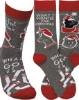 What I Want For Christmas Socks