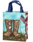 Military Boots Daily Tote