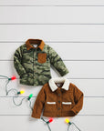 Mud Pie Corduroy Sherpa Jacket