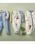 Mud Pie Baby Boy Dino Camp Snap One Piece