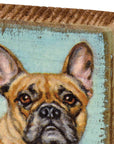 French Bulldog Block Sign