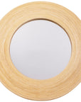 Bohemian Rattan Wood Mirror