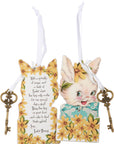 Retro Easter Magic Key Ornament