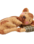 Sleeping Cat Critter Felt Ornament