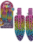Lisa Frank X KITSCH Xl Rainbow Leopard Creaseless Clips