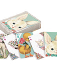 Retro Bunny Friends Playing Cards